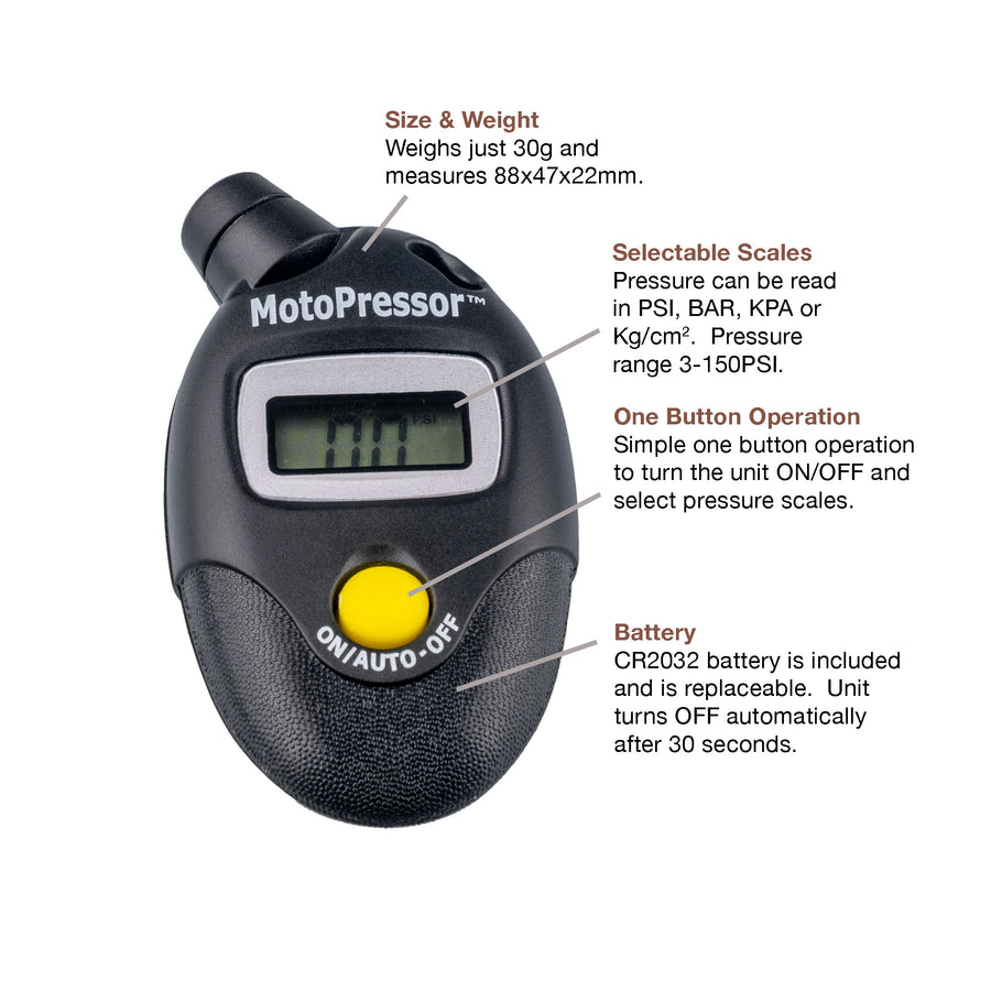 Motopressor Digital Tyre Gauge V2