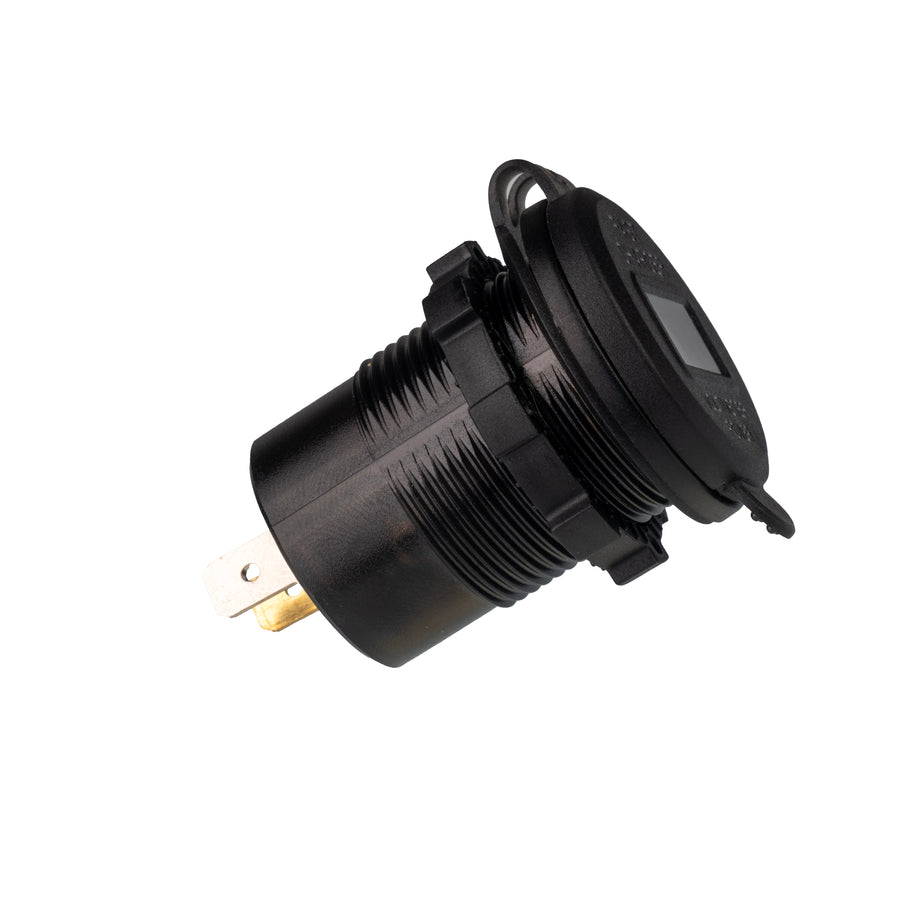 PA033 Dual port USB-C and USB-A power adapter/voltmeter